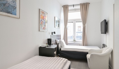 Habitación con 2 camas individuales