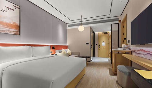 Habitación, 1 cama de matrimonio grande, accesible para personas con discapacidad