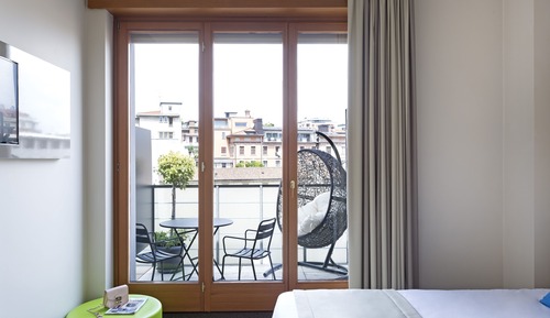 Habitación doble, terraza