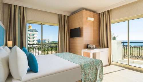 Habitación familiar, vistas al mar