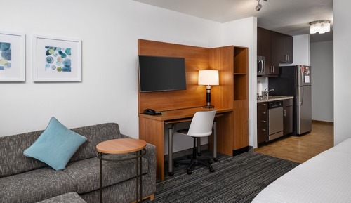 Estudio, 1 cama de matrimonio grande