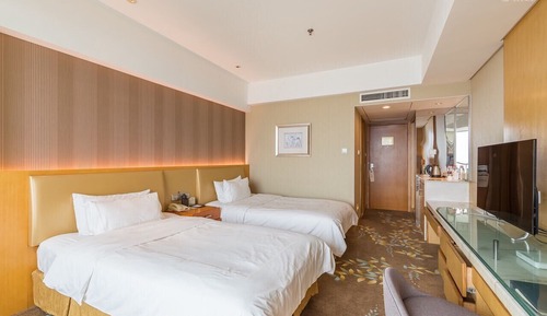 Habitación estándar con 2 camas individuales, vistas a la ciudad