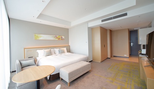 Habitación Deluxe doble, 1 cama de matrimonio grande, no fumadores, acceso a la piscina