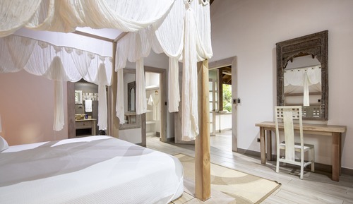 Bungalow Deluxe, 1 cama de matrimonio grande, vistas al jardín
