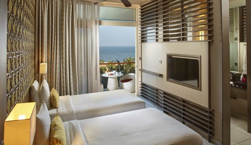 Habitación superior con 2 camas individuales, 2 camas individuales, vistas al mar