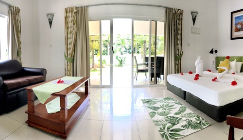 Apartamento estándar, 1 habitación, vistas al jardín