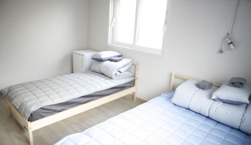 Habitación Deluxe con 2 camas individuales, baño privado