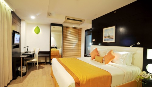 Habitación individual Premium, 1 cama de matrimonio grande, vistas a la ciudad