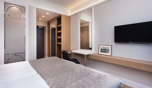 Habitación estándar con 2 camas individuales, vistas al mar