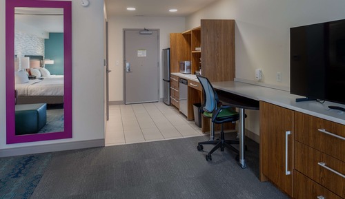Estudio, 2 camas de matrimonio, accesible para personas con discapacidad, bañera