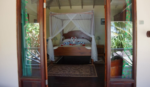 Habitación romántica doble, 1 cama de matrimonio, balcón, vistas al mar
