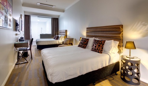 Habitación Deluxe con 2 camas individuales, 2 camas de matrimonio
