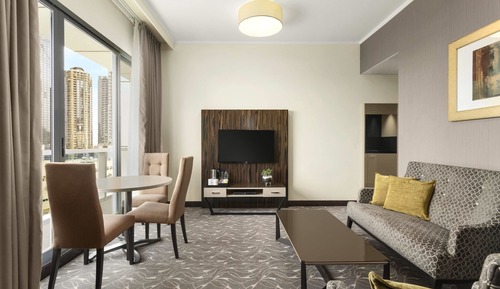 Suite Deluxe, 1 cama de matrimonio grande, no fumadores, vistas a la ciudad