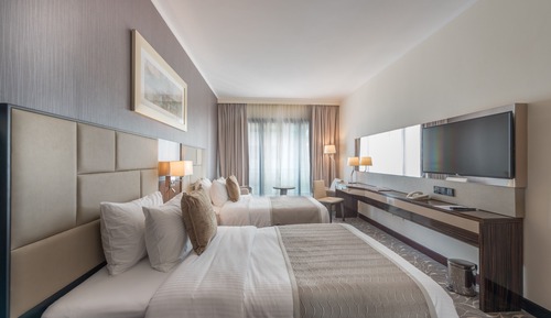 Habitación Deluxe, 2 camas individuales, no fumadores, vistas a la ciudad