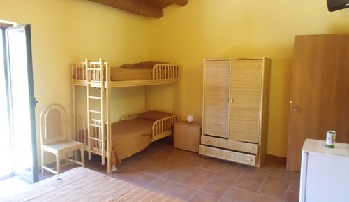 Habitación cuádruple, balcón, vistas al jardín