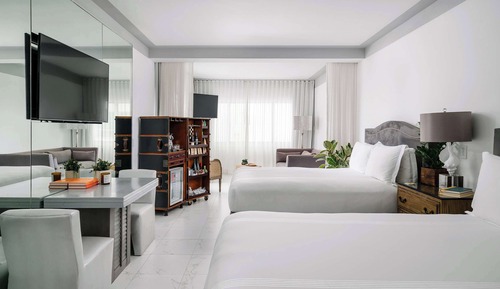 Habitación, 2 camas de matrimonio