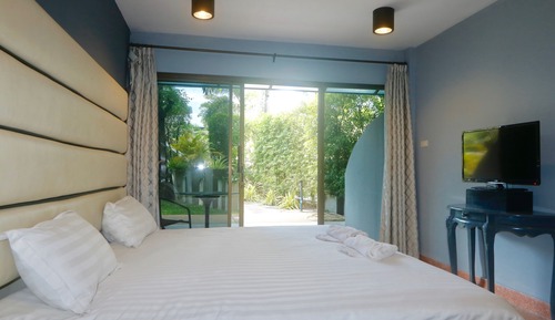 Habitación estándar, 1 cama de matrimonio grande, vistas al jardín, planta baja