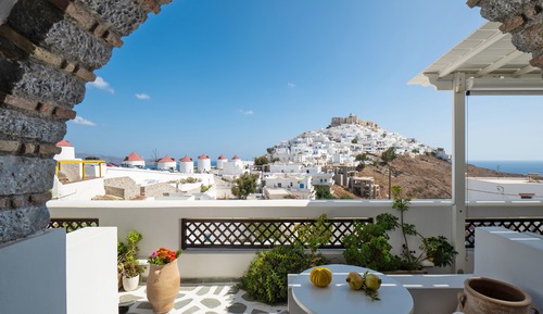 Estudio Deluxe, vistas al mar (Chora View)