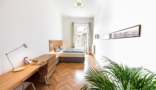 Habitación clásica doble, 1 habitación, baño privado, vistas a la ciudad