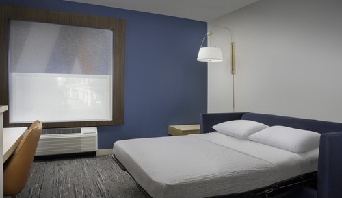 Suite, 1 cama de matrimonio grande (Communication, Roll-In Shower)