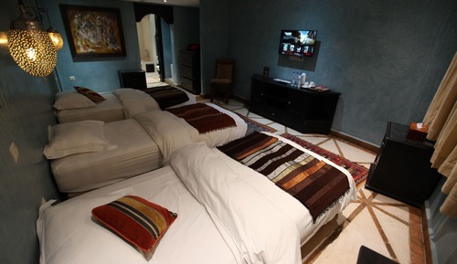 Habitación con 1 cama doble o 2 individuales, baño privado (Essaouira)
