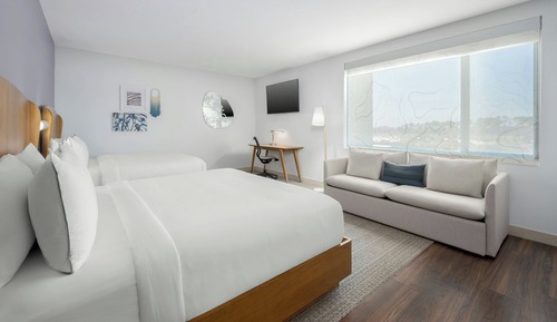 Estudio, 2 camas de matrimonio (Hearing Accessible)