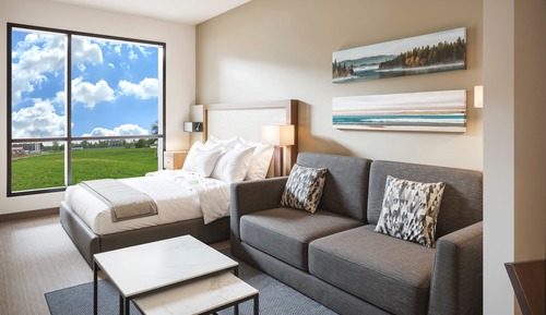Suite Confort, 1 cama de matrimonio con sofá cama, cocina básica, planta baja