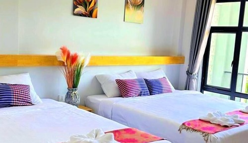 Habitación clásica con 2 camas individuales, vistas a la montaña