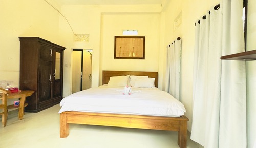 Habitación estándar doble, balcón, vistas al jardín