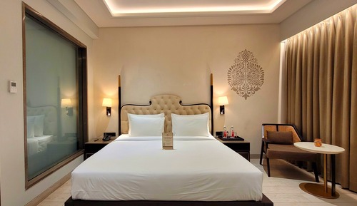 Habitación de lujo con 1 cama doble o 2 individuales, vistas a la ciudad