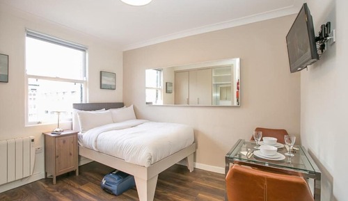 Suite estudio, 1 cama doble, no fumadores, cocina