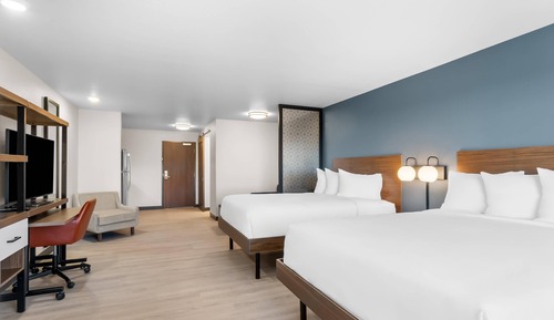 Habitación estándar, 2 camas de matrimonio, no fumadores