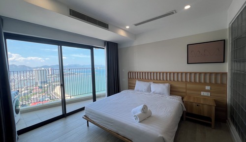 Apartamento City, 2 habitaciones, balcón, vistas a la playa