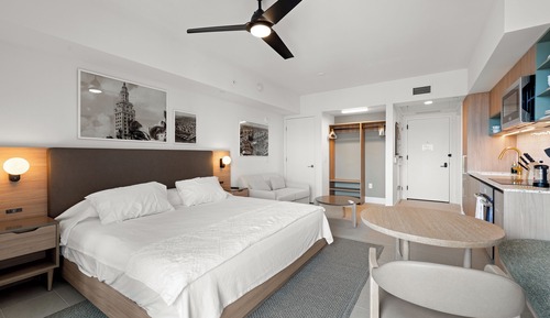 Suite estudio de lujo, 1 cama de matrimonio grande, vistas al mar