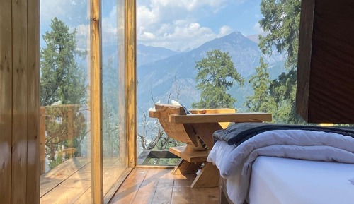 Villa de lujo, vistas a la montaña