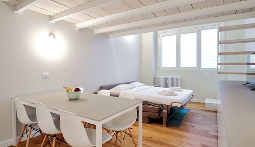 Loft de luna de miel, 1 cama doble con sofá cama, cocina