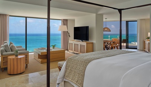 Suite junior, 1 cama de matrimonio grande, no fumadores, balcón (Oceanfront)