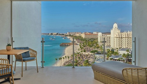 Habitación Deluxe, 2 camas de matrimonio, no fumadores, vistas al mar (Balcony)