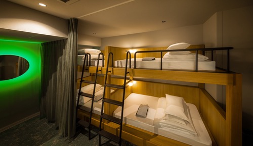 Habitación cuádruple Deluxe, no fumadores, vistas a la ciudad (Bunk Bed Room)