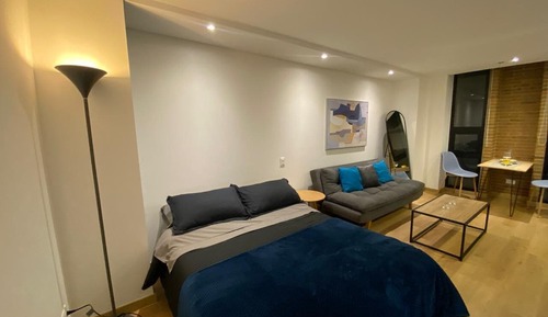 Apartamento Confort, 1 cama de matrimonio con sofá cama, cocina, vistas al patio