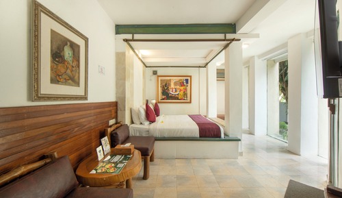 Habitación ejecutiva, 1 habitación, piscina privada, vistas al jardín