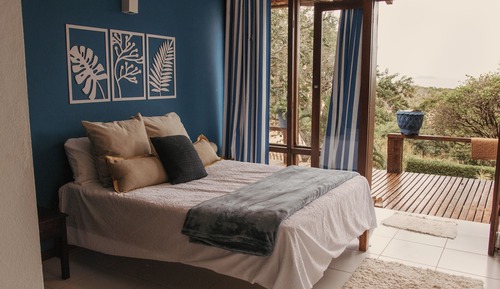 Habitación Deluxe doble, 1 habitación, vistas parciales al mar