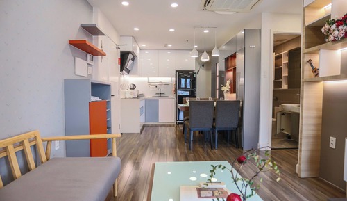 Apartamento, balcón, vistas a la ciudad