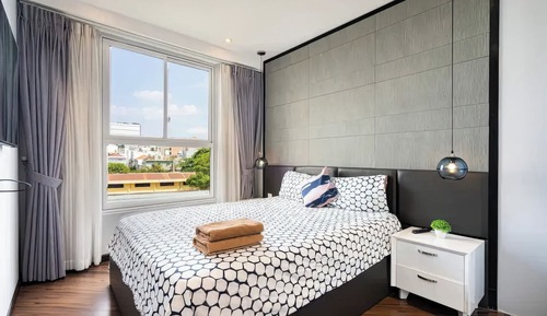 Apartamento estándar, 2 habitaciones, 2 baños, vistas a la ciudad