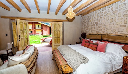 Casa, balcón, vistas al valle