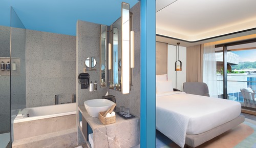 Habitación ejecutiva, 1 cama de matrimonio, balcón