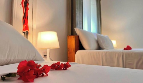Habitación cuádruple Deluxe, vistas al mar