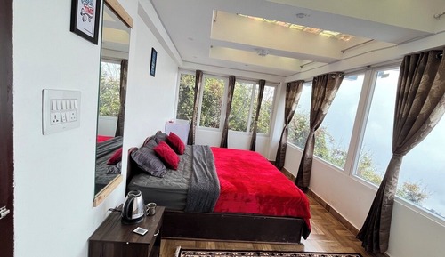 Suite estudio panorámica, 2 habitaciones, vistas a la montaña