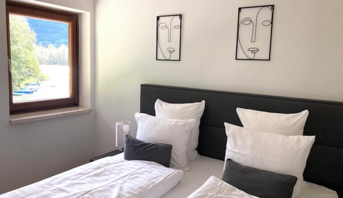 Apartamento Deluxe, 2 habitaciones, vistas al lago, junto a la montaña