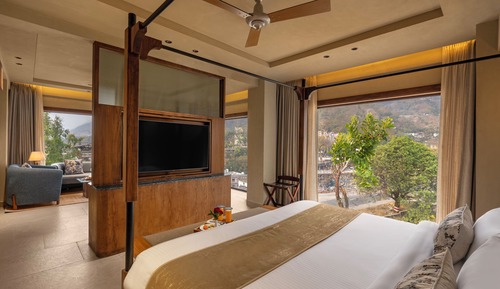 Suite, 1 cama de matrimonio grande, vistas a la ciudad
